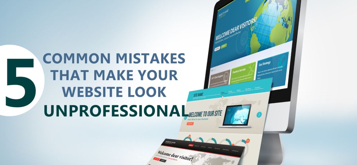 5 COMMON MISTAKES FOR WEBSITES