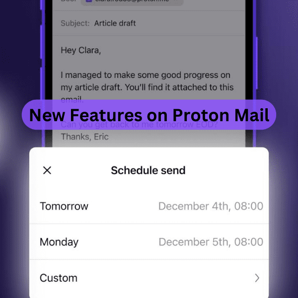 New Features on Proton Mail